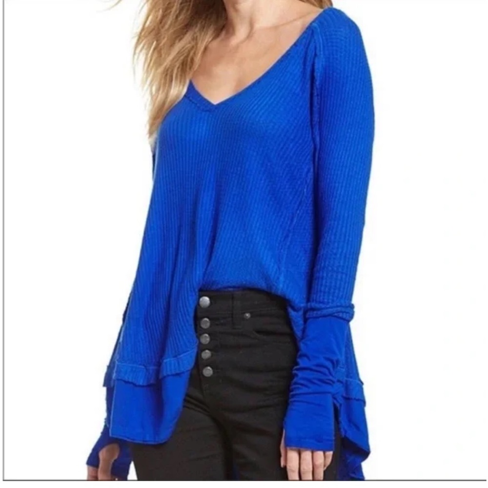 We The Free/Free People Waffke knit thermal tunic- worn about 5 times. 98 retail